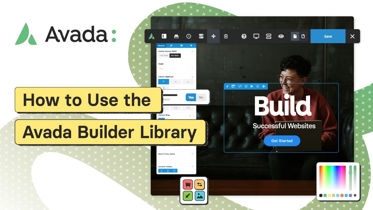 How to Use the Avada Builder Library - YouTube