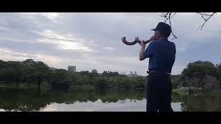2022/0703高美館，47吋對角(Shofar)，敬拜讚美神，願聖靈充滿運行在這地，耶和華坐著為王，掌管全地(二)。