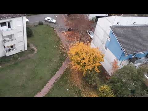 Abendblick von unserem Balkon. Elsenfeld, Germany.