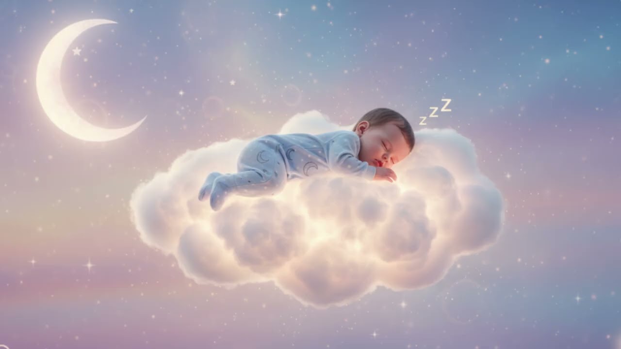 💤 1 Hour Baby Lullaby Music | Gentle Sleep Sounds for Newborn Comfort 👶🌙✨