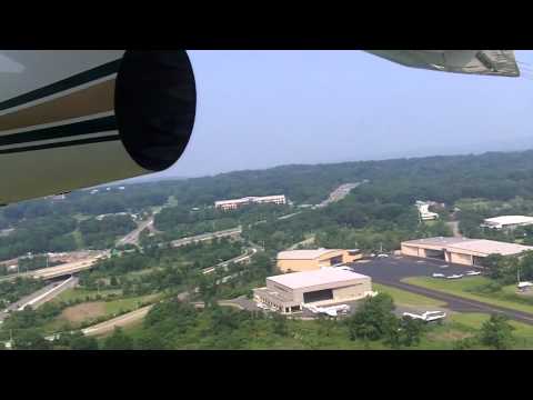 Take-off from Morristown Municipal Airport in Fair...