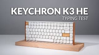 Keychron K3 HE Typing Test | Subtle Sound, Slim Design, Premium Feel screenshot 1