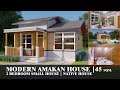 Modern amakan house  45 sqm small house with interior design