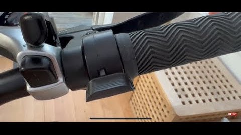 How to fit a throttle to your mountain bike Eskute Netuno Plus e-bike.