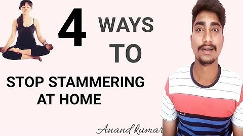 4 exercise to reduce stuttering at home |unique way