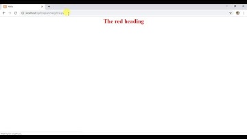 CGI Programming Part 1 Setting Thing and Brief Demonstration