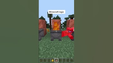 mincraft logic is a... thing.. i guess i #mincraft #mincraftshort #guess #short