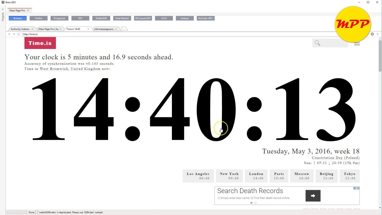 Authority Indexer Demo - Super Fast Indexing Test!!!