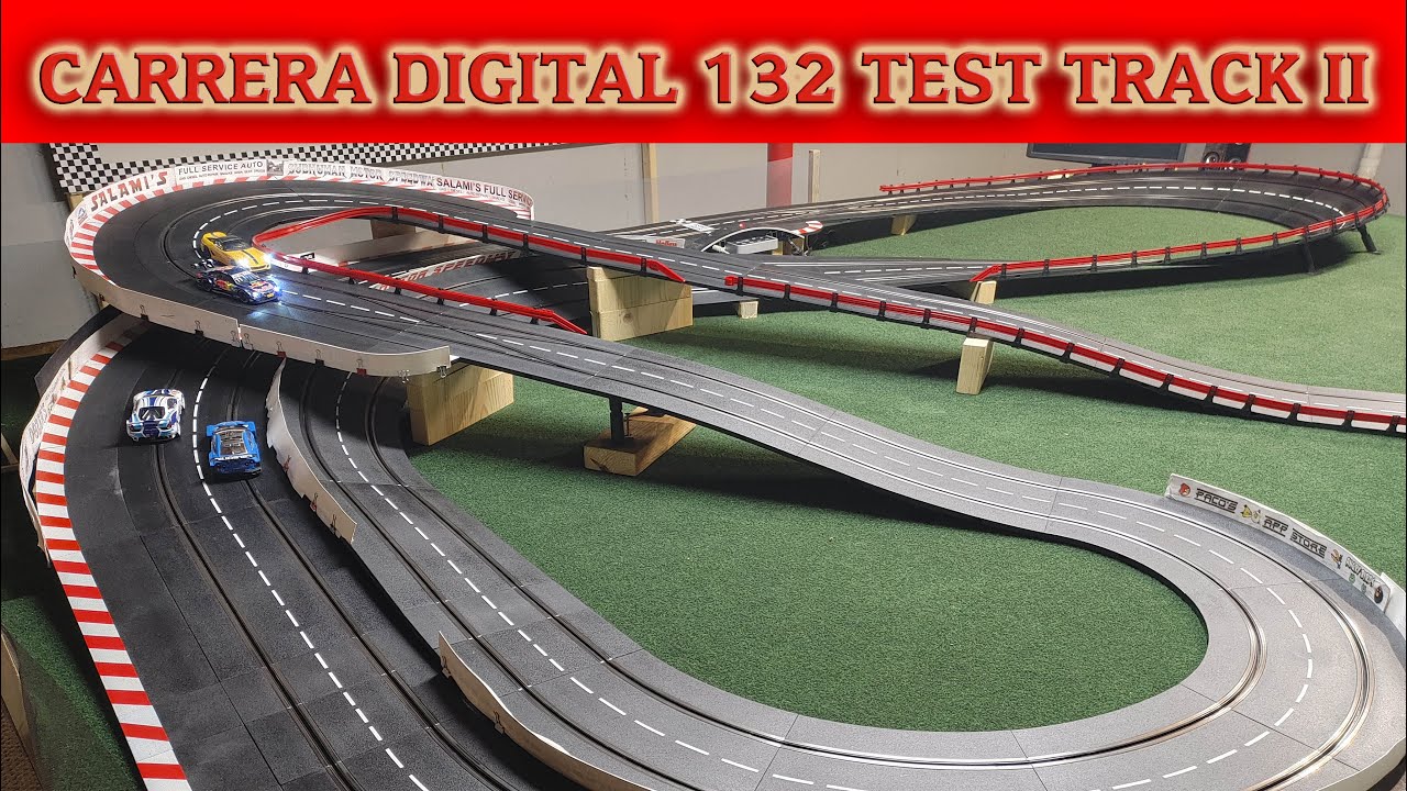 Verrijking teer Poging New Test Track - Carrera Digital 124/132 Slot Car Track Layout - YouTube