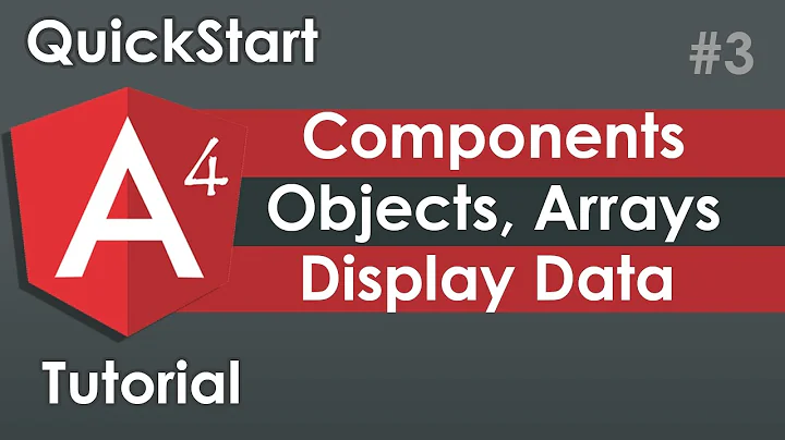 Angular 4 Components Properties, Arrays and Objects