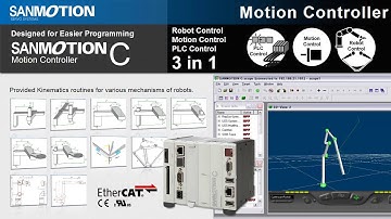 Designed for Easier Programming - SANMOTION C Motion Controller ATC Robot