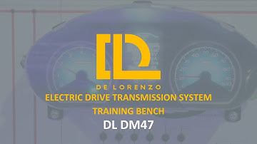ELECTRIC DRIVE TRANSMISSION SYSTEM TRAINING BENCH DL DM47