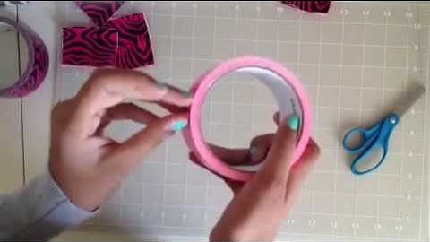 How to make a duct tape vertical pocket (tri-folds)