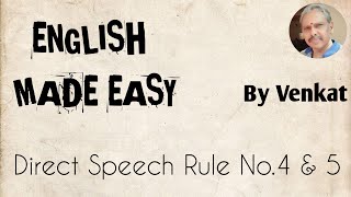 Speak English- Grammar Classes- Direct Speech Rule No.4 & 5 screenshot 5