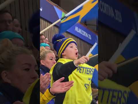 Sweden’s Youngest Fan 🇸🇪🥌
