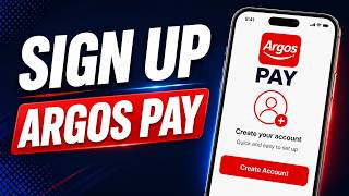 How To Create An Account On Argos Pay App