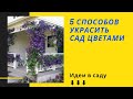 5 способов украсить свой сад цветами