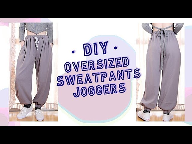 Sweatpants to Joggers- Pants Refashion Tutorial