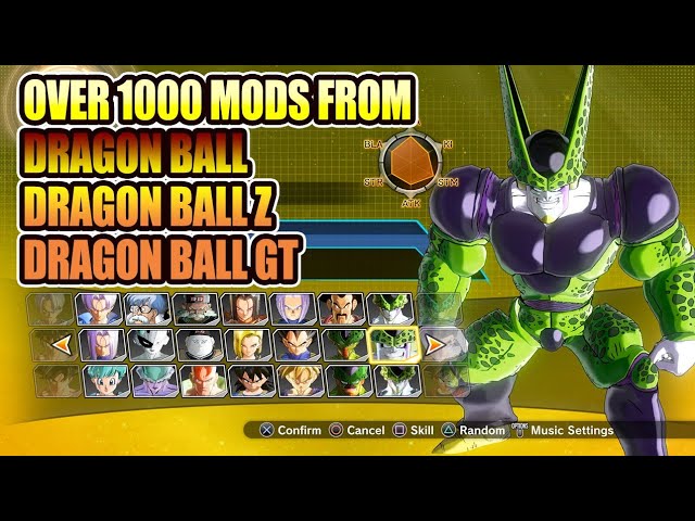 The Largest Modded Roster You Could Ever Wish For #2 - Dragon Ball