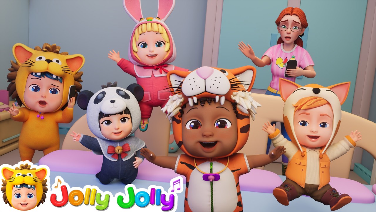 Aprenda segurança | Cinco Macaquinhos | Jolly Jolly - Músicas