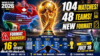 🏆 FIFA World Cup 2026 Explained: New 48-Team Format, Full Schedule & All 104 Matches