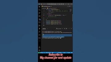 Here’s a simple JavaScript function to calculate the factorial of a number using recursion #getcode