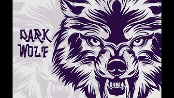 Corel Draw Tutorial  Draw Vector Illustration  WOLF by takevektor