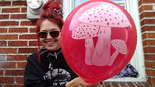 Balloon Reviews Mushroom & Blacklight Reactive Balloons From Amazon Show & Tell Unsponsored