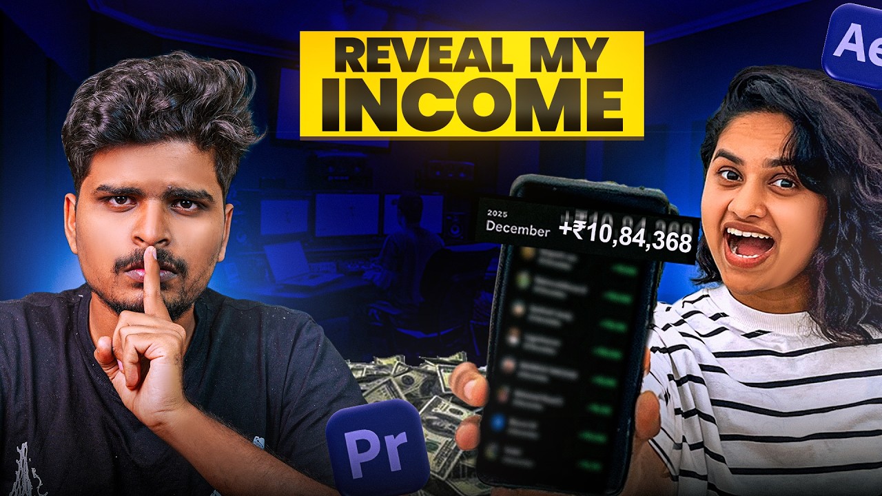 rewrite this title 2025 Video editor income😱| இவ்ளோ காசா?🤑 | #Editorfriend