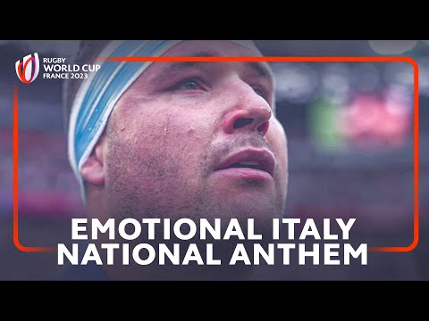 Italy's special national anthem! | rugby world cup 2023