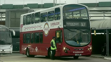 Full Route Visual | Route SL7 | West Croydon to Heathrow Airport | WVL486 LJ61NWR