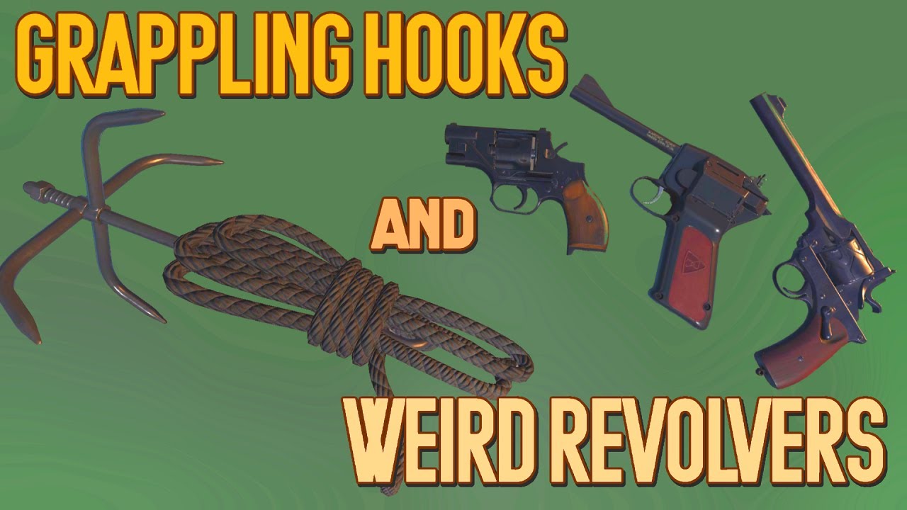 H3VR Update 99 Showcase - GRAPPLING HOOKS!, Weird Revolvers & MORE
