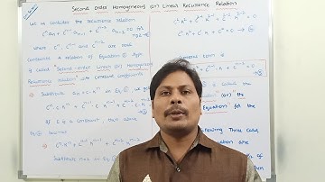 SECOND ORDER HOMOGENEOUS RECURRENCE RELATIONS | RECURRENCE RELATIONS | SOLVING RECURRENCE RELATIONS