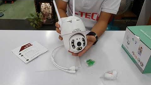 Camera J Tech mini speed dome IP Wifi HD6715B  Smart Light