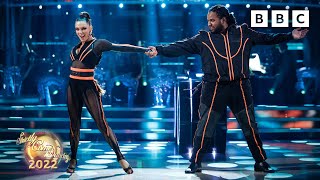 Hamza Yassin &amp; Jowita Przystał Jive to Blinding Lights by The Weeknd ✨ BBC Strictly 2022