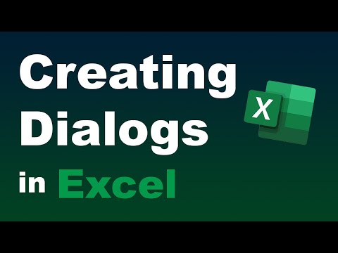#9 - Creating Dialogs in Excel VBA Programming (Build Message & Alert Dialog Boxes for Users)