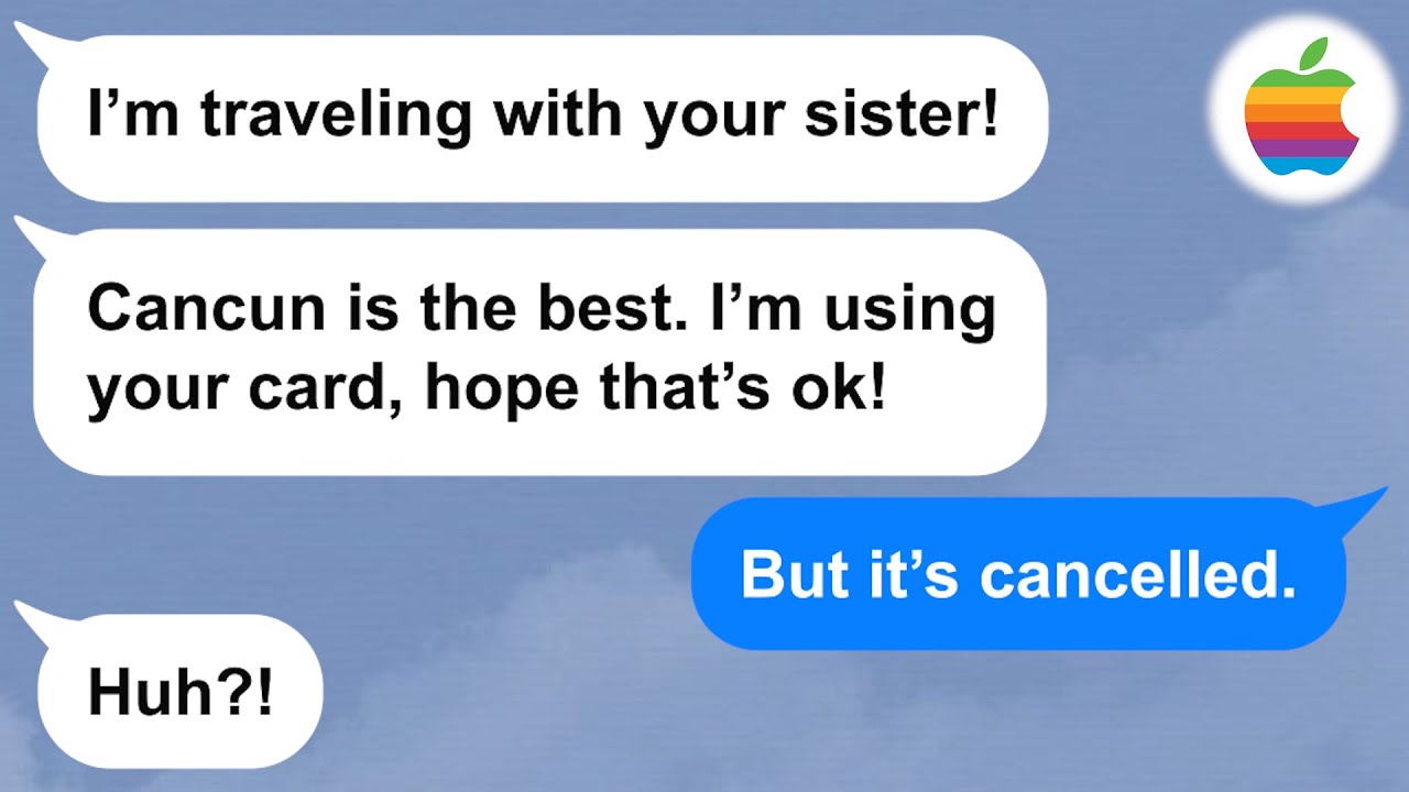 【Apple】My mother and sister went on vacation without me... but with my credit card!
