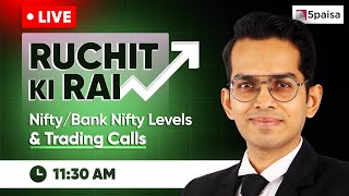 Live Trading Today - NIFTY & BANK NIFTY: 3-May-24 | Ruchit ki Rai
