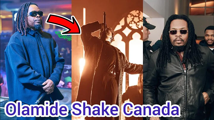 OLAMIDE SCATTER CANADA DURING LIVE PERFORMANCE AFTER CALLING WIZKID GREATEST ARTIST AFTER FELA FUTI