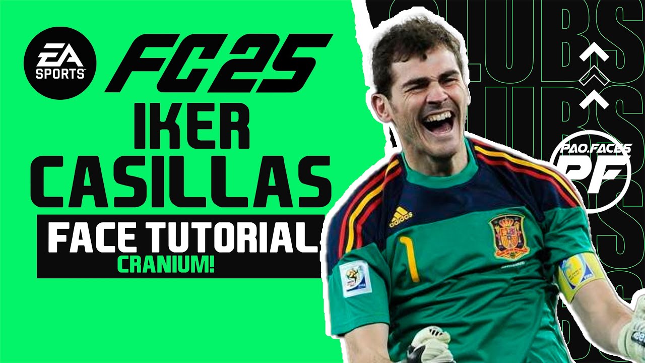 Как создать Икера Касильяса в EA FC 25 FACE Clubs Face Creation — CAREER MODE — LOOKALIKE