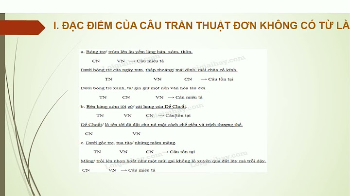 Câu trần thuật đơn là gì cho ví dụ năm 2024