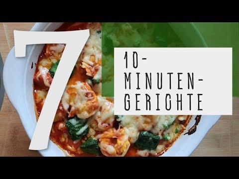 Hier findest du 5 schnelle Rezepte, die du an stressigen Tagen in weniger als 10 Minuten zubereiten . 