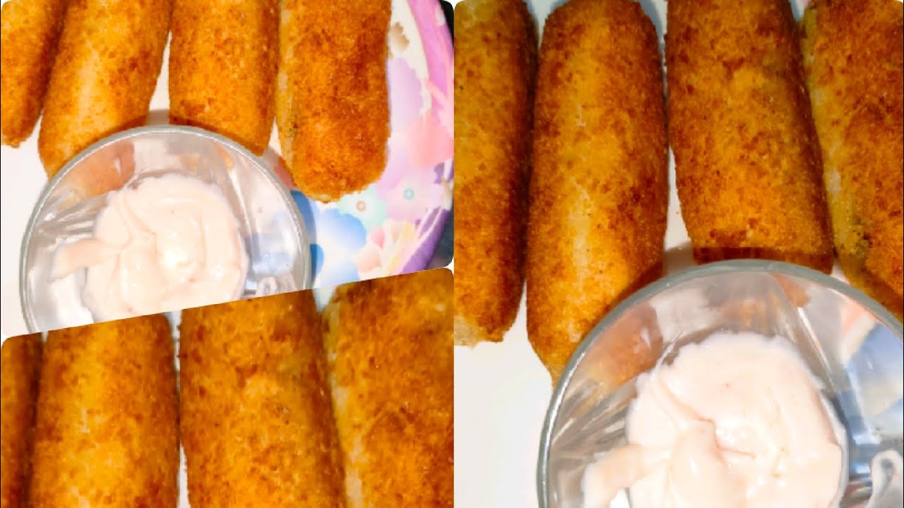 Potato bread roll recipe potato bread crumbs roll recipe by fouziarizwankitchen2645 YouTube