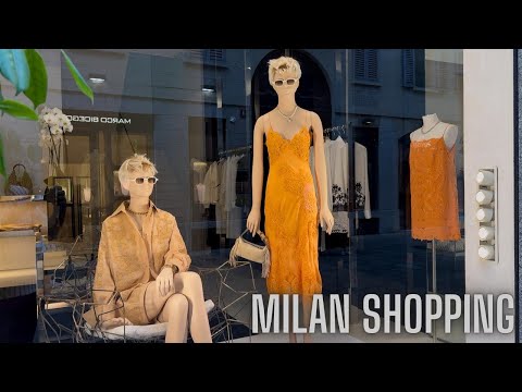 Milano Windows 2026 🇮🇹 Luxury Summer Shopping | Miu Miu, Kiton & Dolce&Gabbana Window Displays