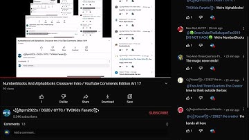 Numberblocks And Alphablocks Crossover Intro / YouTube Comments Edition 18????
