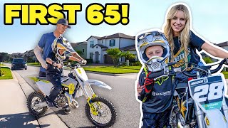 JAGGER CRAIG’S FIRST 65cc DIRT BIKE!! Learning To Clutch & Shift