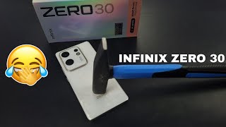 Infinix Zero 30 4G Screen Scratch & Gorilla Glass 5 Durability Test 🔨🛠️