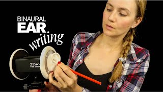 ASMR Writing, scribbling, doodling IN & ON your ears