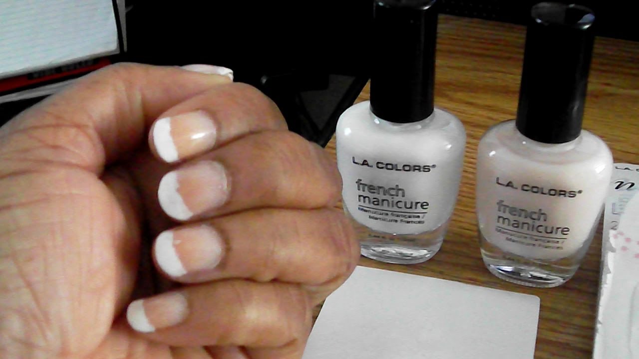 LA COLORS FRENCH MANICURE KIT - YouTube