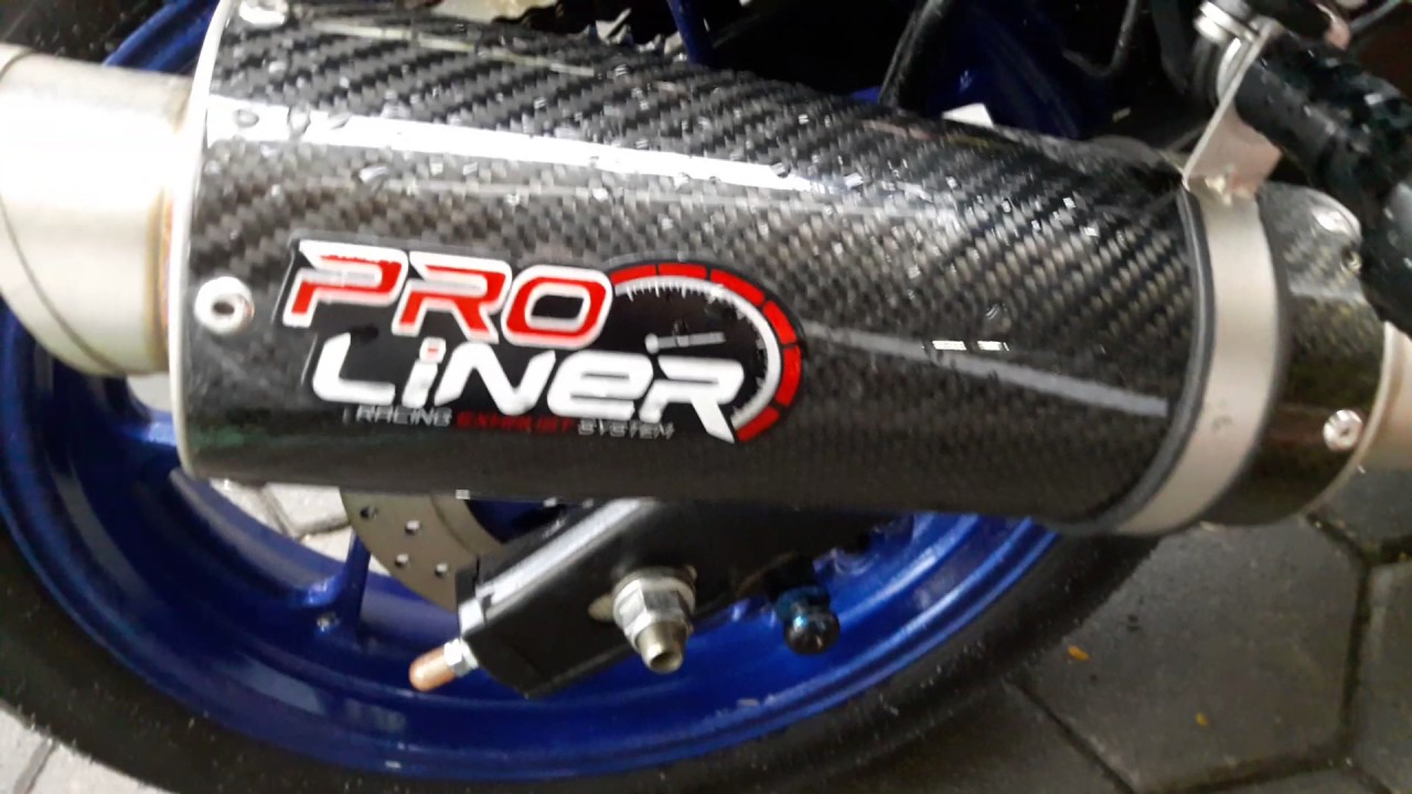 Yzf r25 with proliner carbon tr-1 pro long (fullsystem) - YouTube